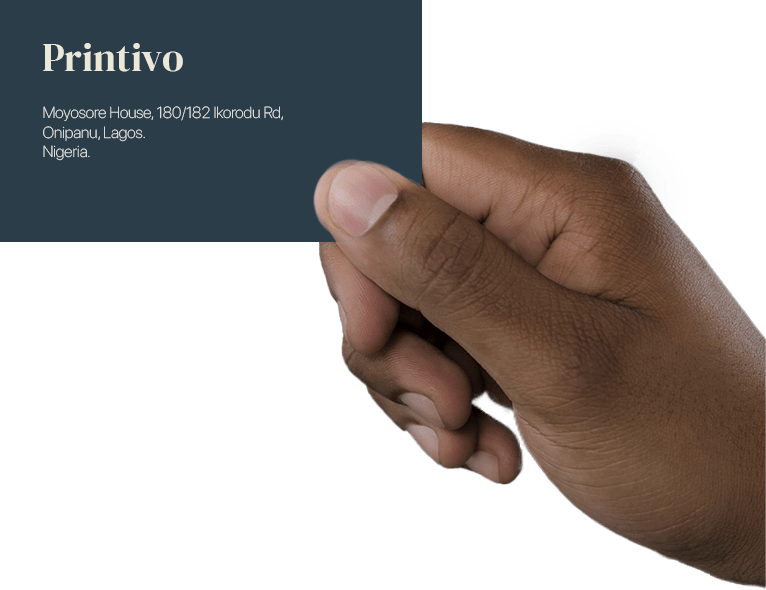 Printivo business card hero